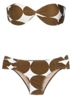Adriana Degreas Pois Midi Bandeau Bikini Set - Unavailable