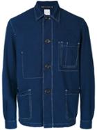 Paul Smith - Seersucker Washed Jacket - Men - Cotton - S, Blue, Cotton