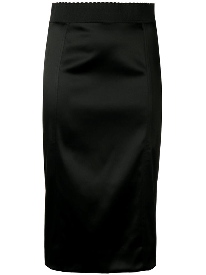 Dolce & Gabbana High-waist Pencil Skirt - Black