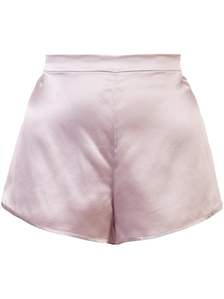 Fleur Du Mal High-waisted Shorts - Pink & Purple