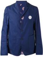 Kenzo 'dots & Stripes' Reversible Blazer, Men's, Size: 46, Blue, Cotton/polyamide