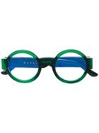 Marni Eyewear Round Glasses - Green