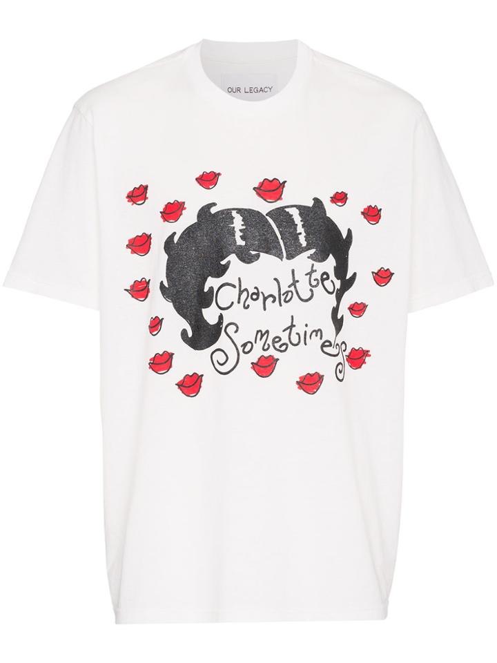 Our Legacy Charlotte Sometimes Print T-shirt - White