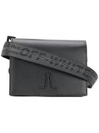 Off-white Binder Clip Shoulder Bag - Black