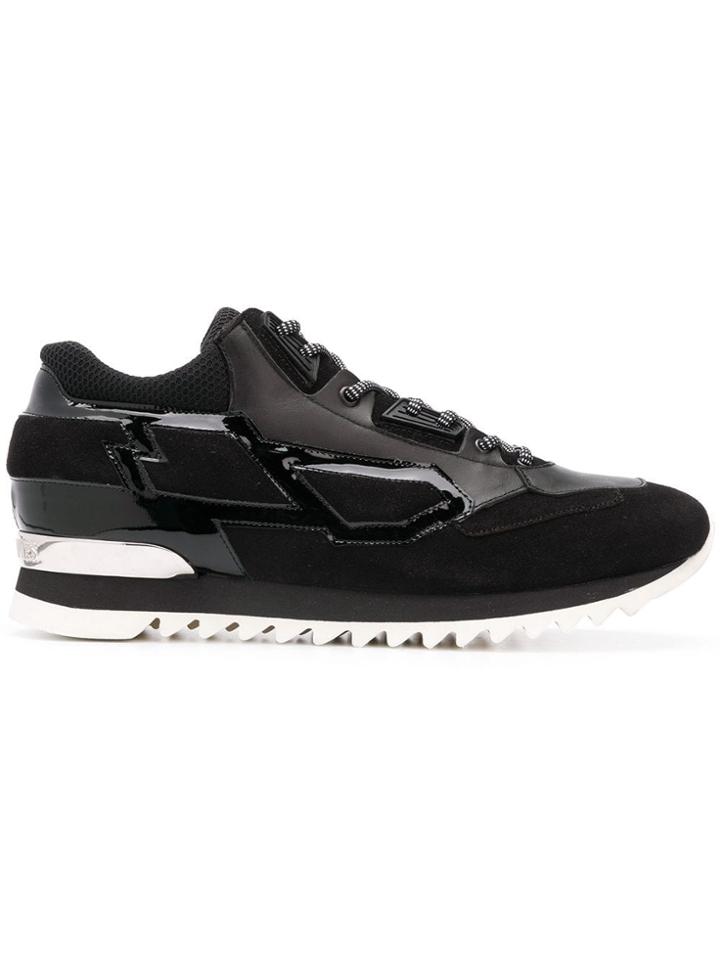 Les Hommes Disruptor Sneakers - Black