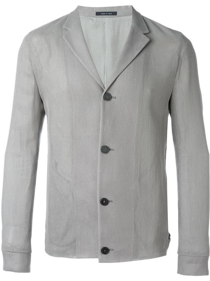 Emporio Armani Textured Casual Blazer