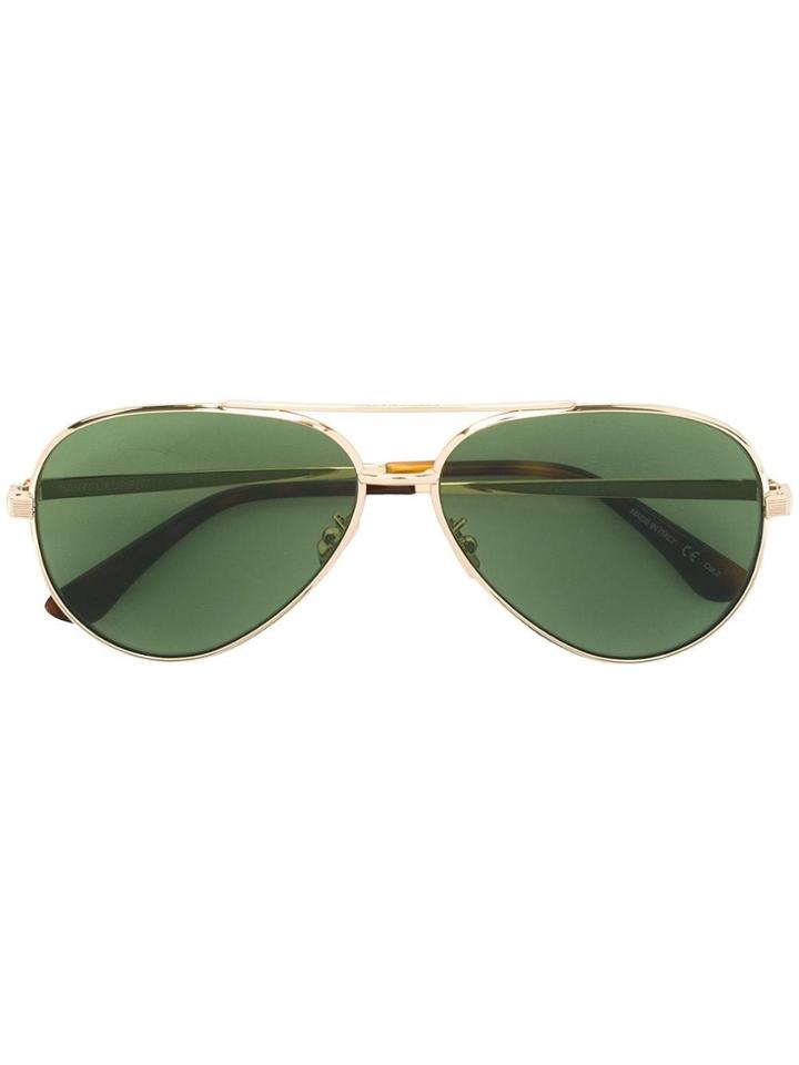 Saint Laurent Eyewear 'classic 11 Zero' Sunglasses - Metallic