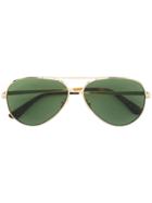 Saint Laurent Eyewear 'classic 11 Zero' Sunglasses - Metallic