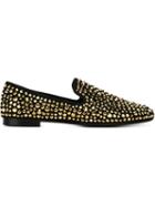 Giuseppe Zanotti Design David Loafers, Men's, Size: 43, Black, Leather/suede/metal Other