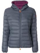 Save The Duck Padded Jacket With Hood - Grey