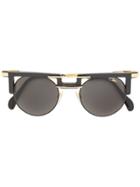 Cazal Double Nose Bridge Sunglasses - Black