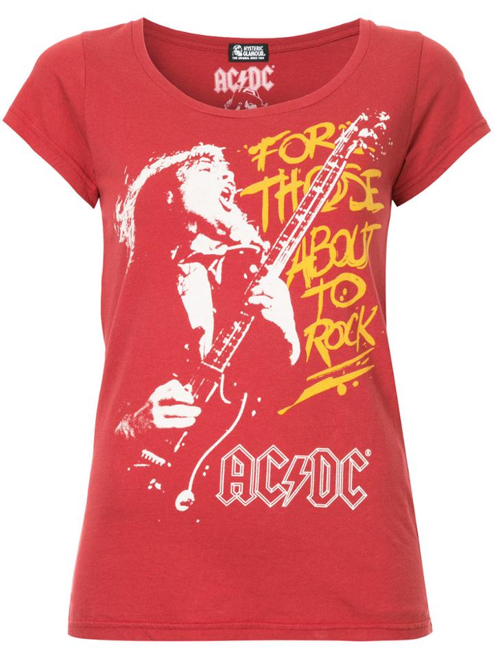 Hysteric Glamour Ac Dc T-shirt - Red