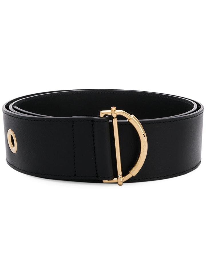 Chloé D-ring Buckle Belt - Black