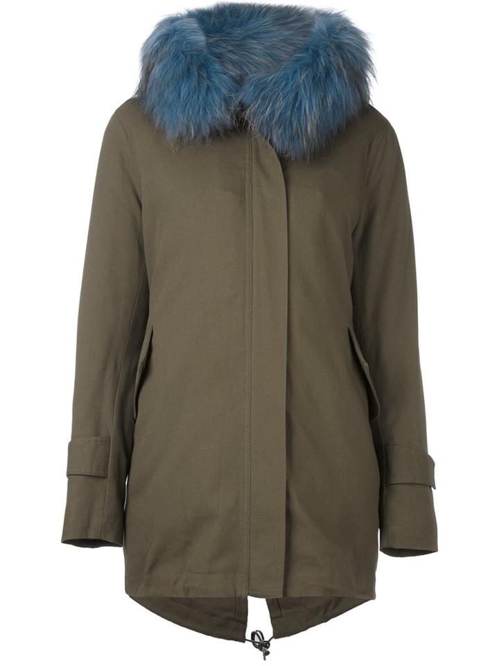 Forte Couture Fur Trimmed Hooded Parka