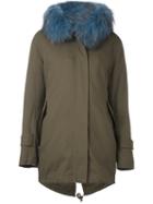Forte Couture Fur Trimmed Hooded Parka