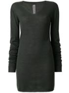 Rick Owens Longline Knitted Top - Green