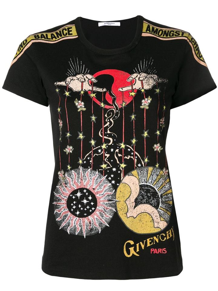 Givenchy Libra Hands T-shirt - Black