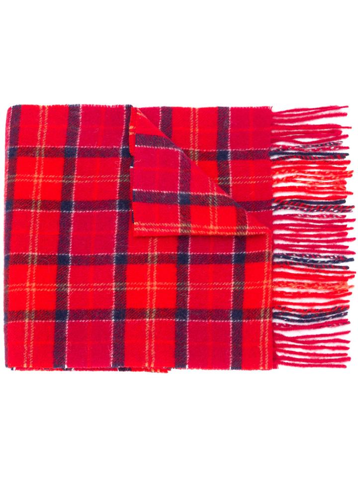 Barbour Tartan Scarf - Red