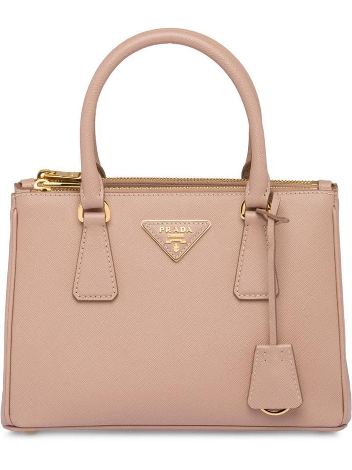Prada Prada Galleria Saffiano Leather Bag - Pink