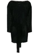 Ter Et Bantine Devore Tie Waist Top - Black