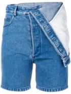 Y / Project Asymmetric Shorts - Blue