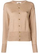 Vivienne Westwood Buttoned Classic Cardigan - Nude & Neutrals