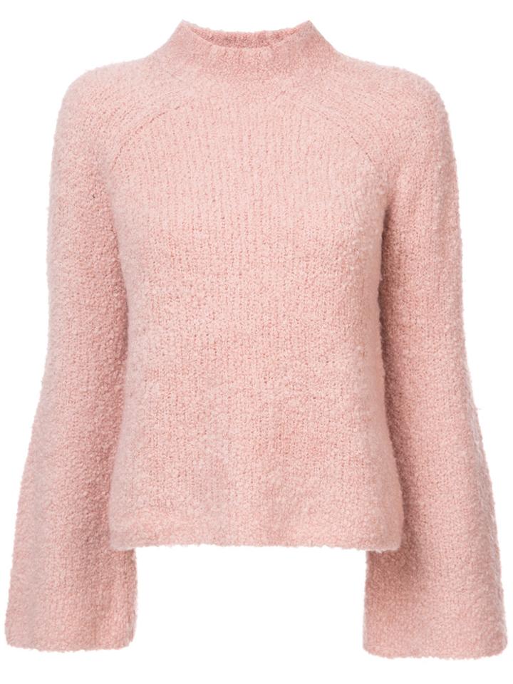 Ulla Johnson Amina Turtle Neck Jumper - Pink & Purple