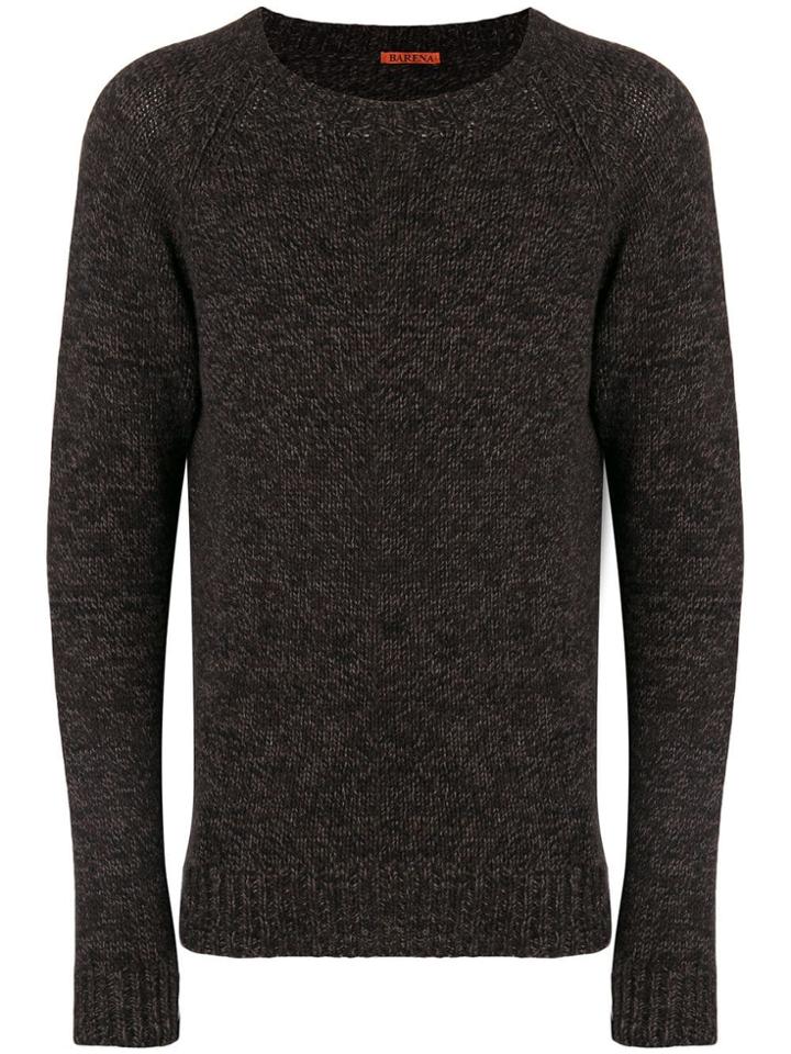 Barena Crew Neck Jumper - Brown