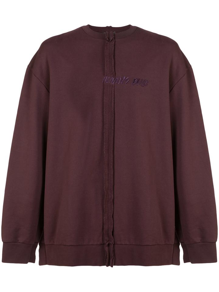 Yang Li Exposed Seam Sweater - Pink & Purple