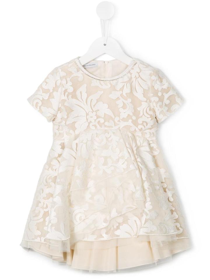I Pinco Pallino - Jacquard Dress - Kids - Cotton/polyamide/polyester - 24 Mth, Nude/neutrals