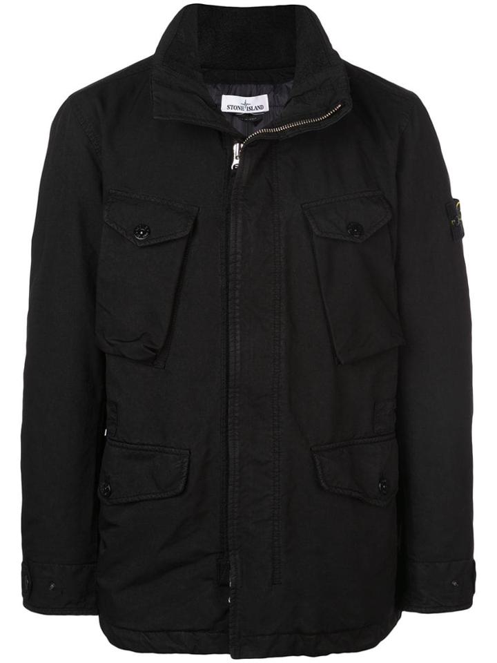 Stone Island Military Jacket - Black