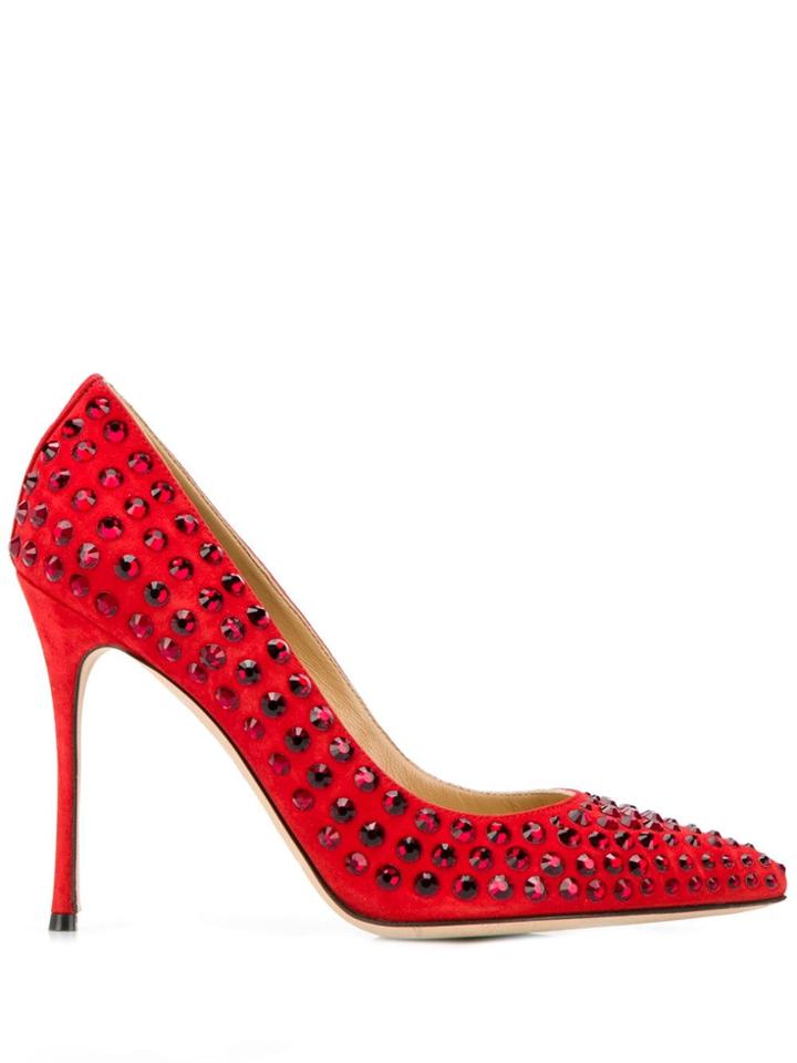 Sergio Rossi Godiva Pumps - Red