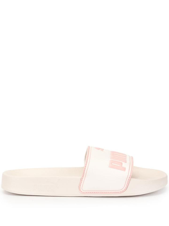 Puma Contrast Logo Slides - White