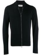 John Smedley Maclean Wool Bomber Jacket - Blue