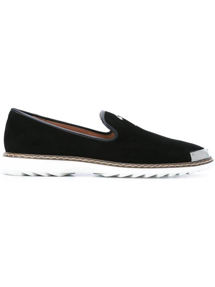 Giuseppe Zanotti Design Cedric Toe Cap Loafers - Black