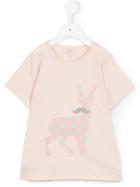 Stella Mccartney Kids Polka Dot Deer T-shirt, Girl's, Size: 6 Yrs, Pink/purple