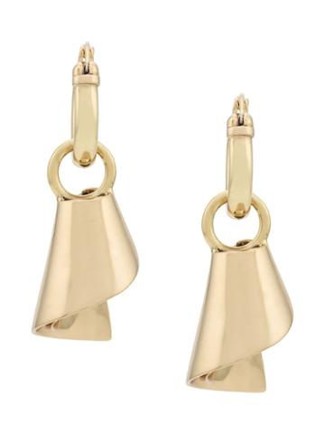 Ellery Babel Tower Spiral Earrings - Gold