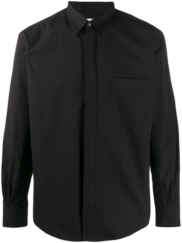 Cobra S.c. Cobra S.c. Removable Collar Shirt - Black