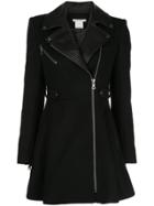 Alice+olivia Cody Biker-style Coat - Black