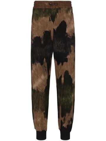 Canessa Tie-dye Elasticated Track Pants - Black