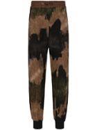 Canessa Tie-dye Elasticated Track Pants - Black