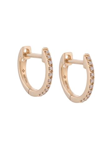 Zofia Day Crystal Embellished Earrings - Yellow & Orange