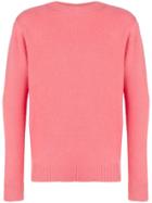 The Elder Statesman Classic Crew Neck Jumper - Pink & Purple