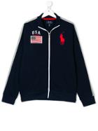 Ralph Lauren Kids Logo Track Top - Blue