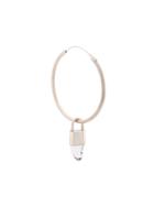 Parts Of Four Padlock Hoop Earring - Metallic
