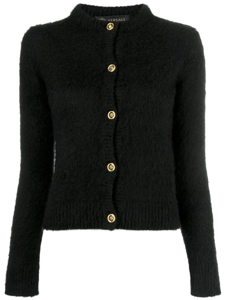 Versace Medusa Button Cardigan - Black