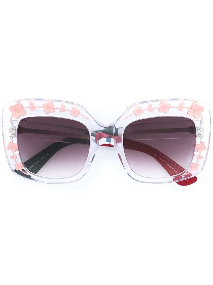 Gucci Eyewear Embellished Frame Sunglasses