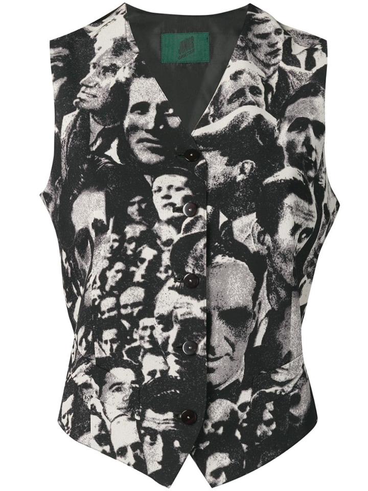 Jean Paul Gaultier Vintage L'europe De L'avenir Waistcoat - Black