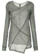 Taylor Mosaic Jumper - Grey
