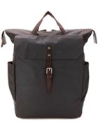 Ally Capellino Fin Waxed Rucksack - Brown